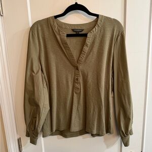 Banana Republic Khaki Women's Blouse